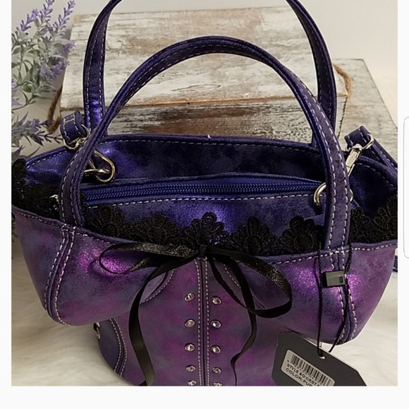 Purple Corset Crossbody Hanbag 💜 - Picture 6 of 8